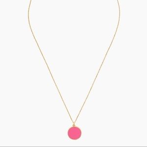 Kate Spade think pink idiom pendant necklace